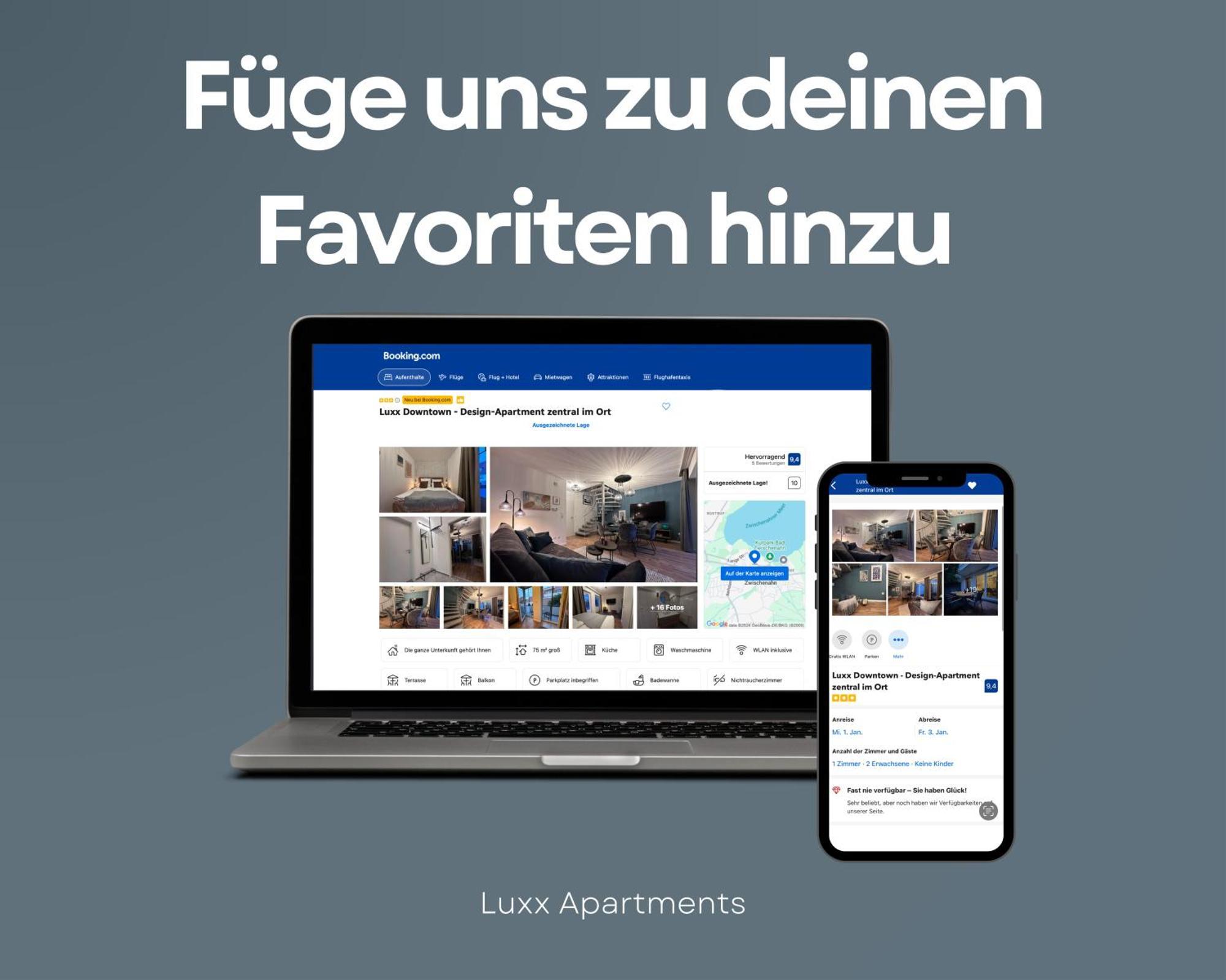 Luxx Downtown - Design-Apartment Zentral Im Ort Bad Zwischenahn Exteriör bild